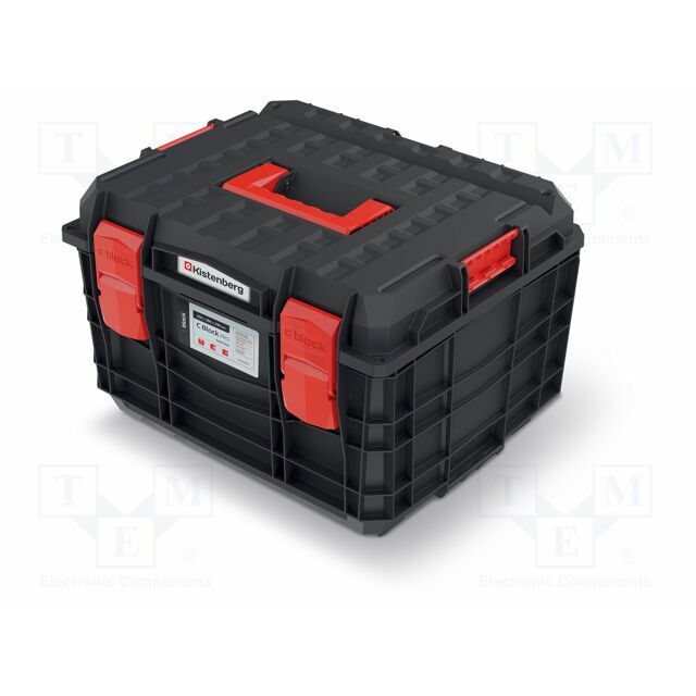 KISTENBERG Chest; tool case; black; polymer