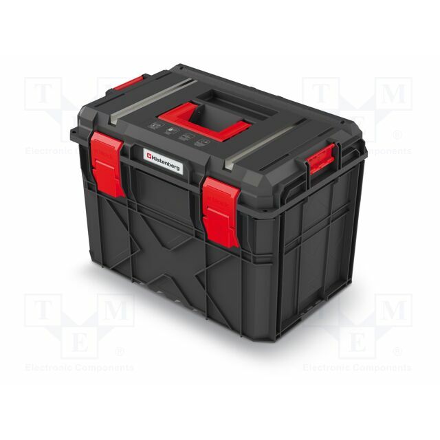 KISTENBERG Chest; tool case; black; polymer