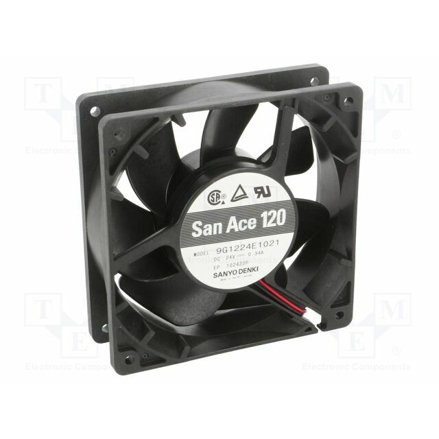 SANYO DENKI Fan: DC; 120x120x38mm; axial