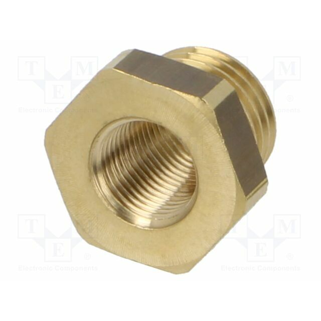 PNEUMAT Thread adapter; brass; Int.thread: