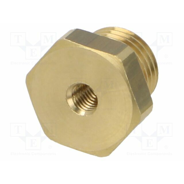 PNEUMAT Thread adapter; brass; Int.thread: