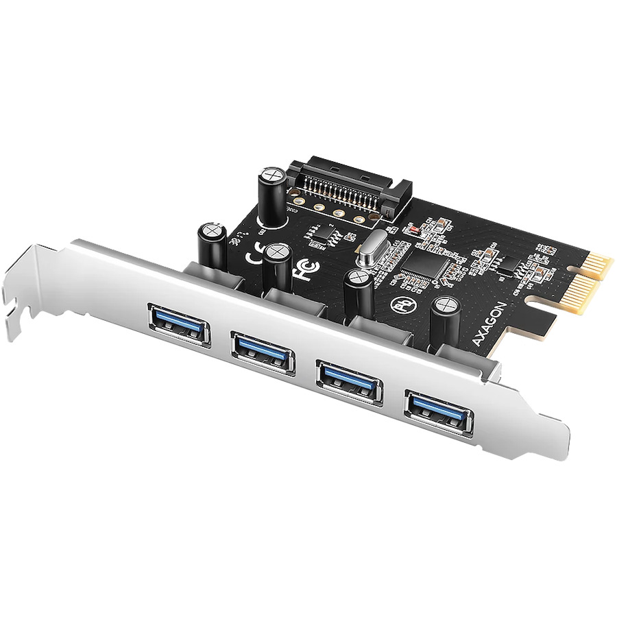AXAGON PCEU-430RS PCIe card - 4x