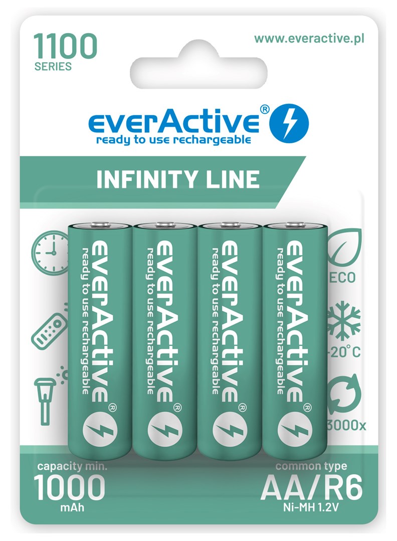 EverActive™ R06/AA NiMh akumulatori 1.2V