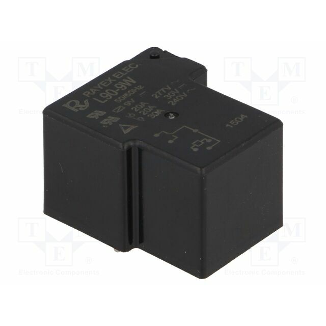 RECOY/RAYEX ELECTRONICS Relay: electromagnetic; Ucoil: 9VDC