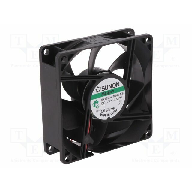 SUNON Fan: DC; 80x80x25mm; axial; 12VDC