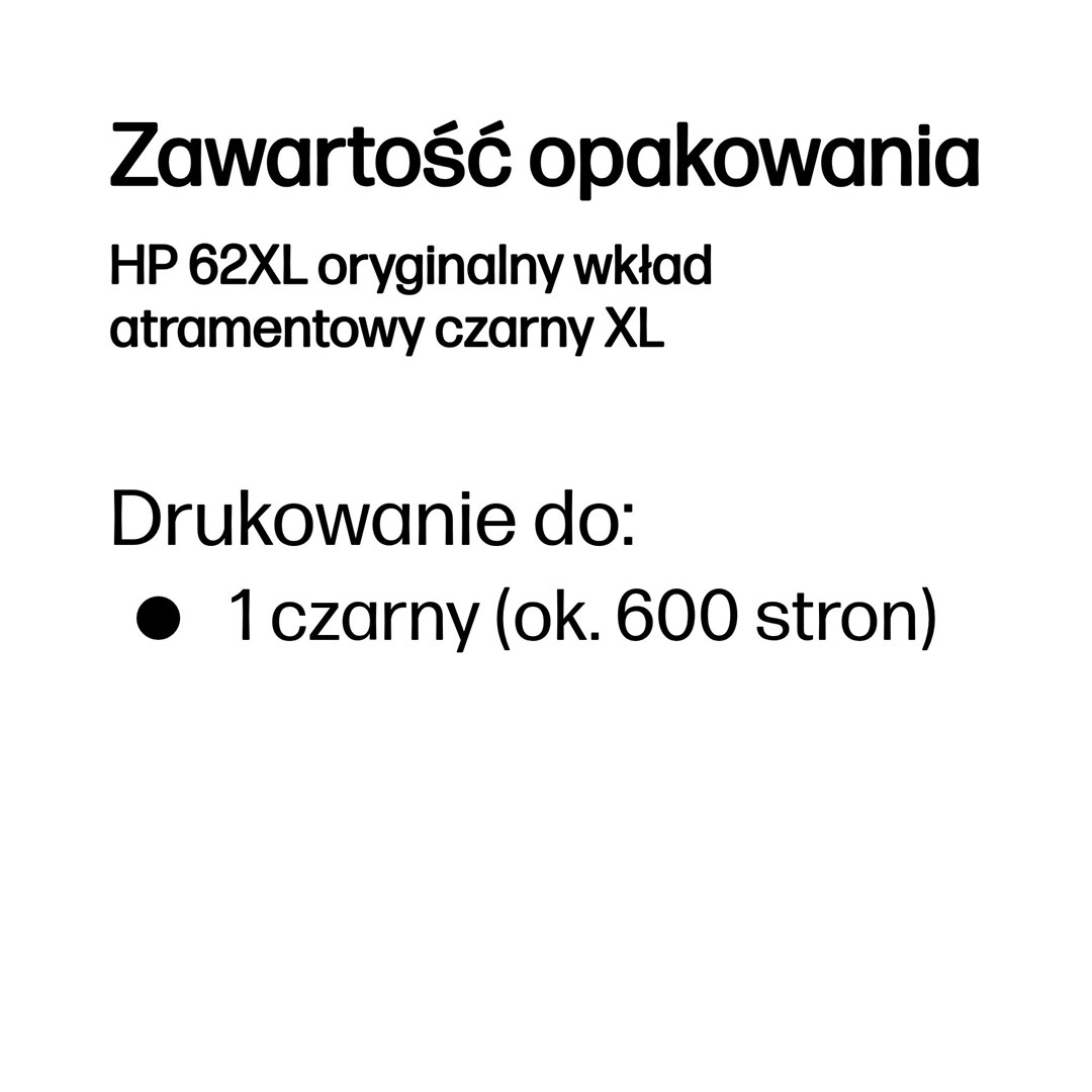 HEWLETT PACKARD HP 62XL High Yield