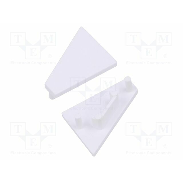 TOPMET Cap for LED profiles; white