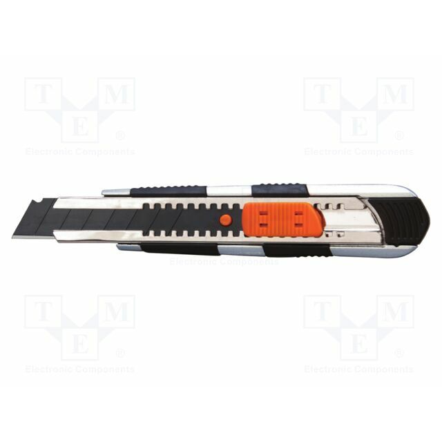SOLID TOOLS Knife; universal; 18mm; BLACK