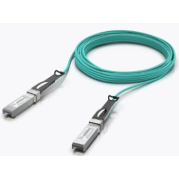 Ubiquiti InfiniBand/optiskās šķiedras kabelis, akvamarīna krāsā