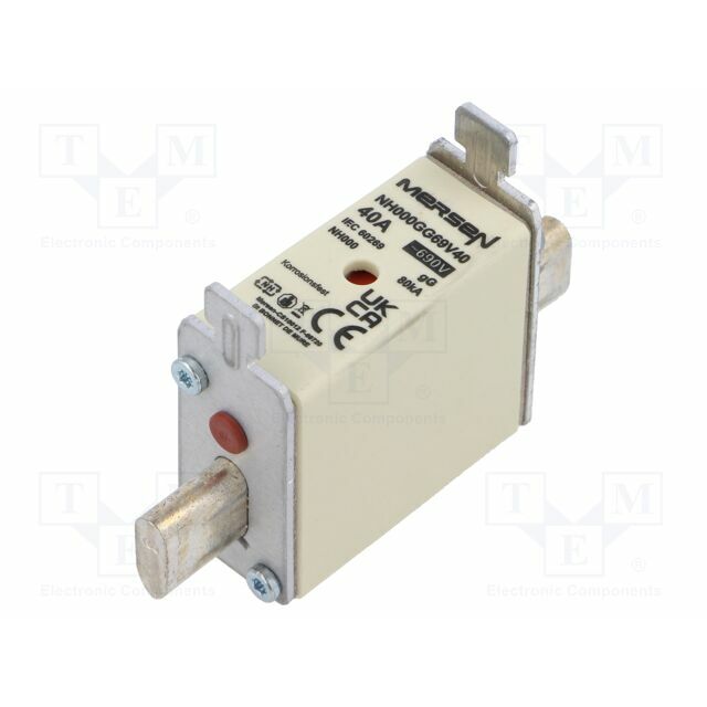 MERSEN Fuse: fuse; NH000; ceramic,industrial