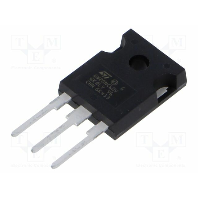 STMICROELECTRONICS Transistor: IGBT; 600V; 30A; 200W