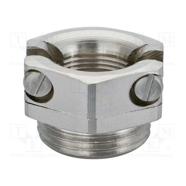 T-bolt clamp; nickel plated brass; Thread