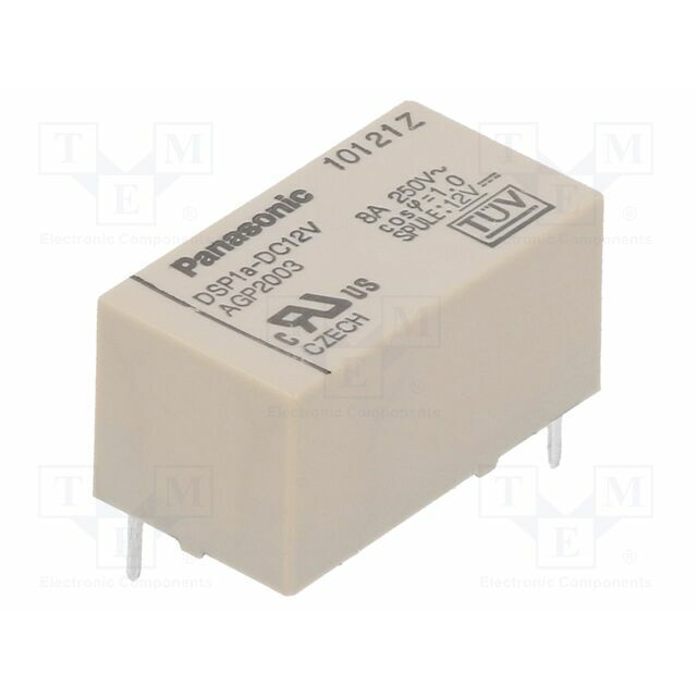 PANASONIC Relay: electromagnetic; Ucoil: 12VDC; SPST-NO