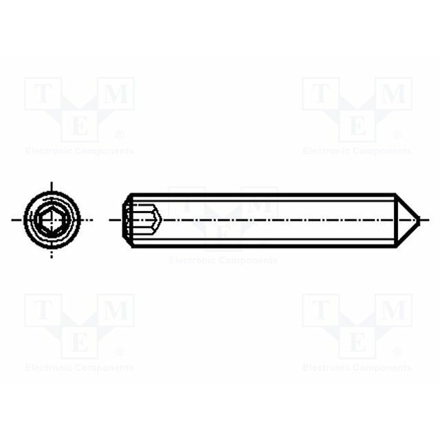 BOSSARD Screw; M2; M2x3; 0.4
