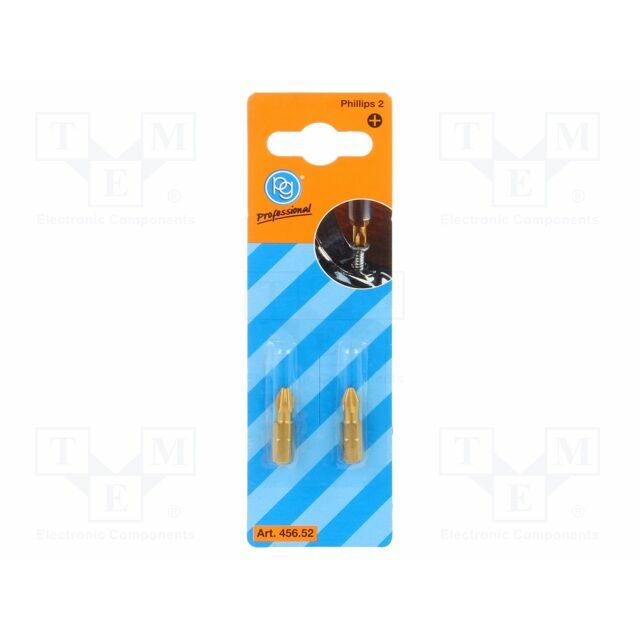 PG PROFESSIONAL Screwdriver bit; Phillips; PH2
