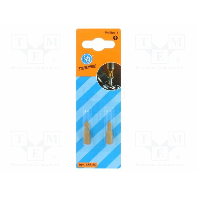 PG PROFESSIONAL Screwdriver bit; Phillips; PH1