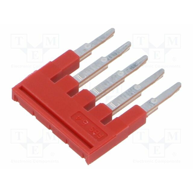 PHOENIX CONTACT Comb bridge; red; terminals:
