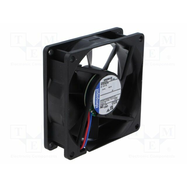 EBM-PAPST Fan: DC; 80x80x25.4mm; axial