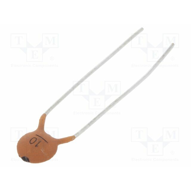 SR PASSIVES Capacitor: ceramic; 10pF; 100V