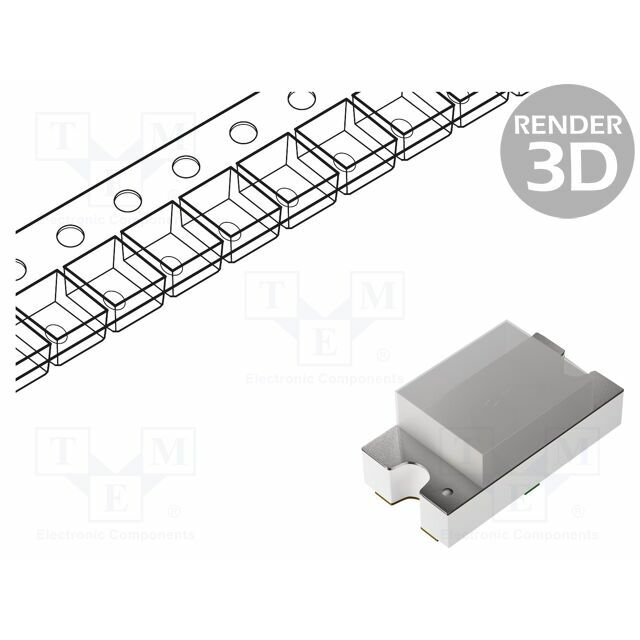 Inolux LED; white; SMD; 285mcd; 120°