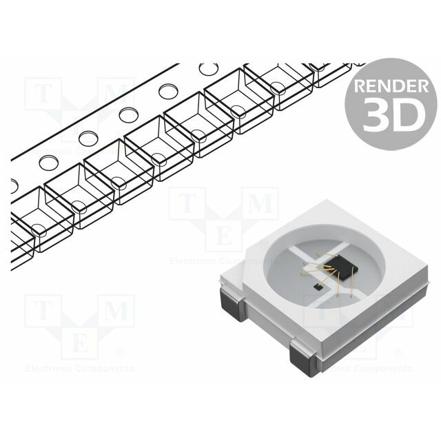 Inolux Programmable LED; RGB; SMD; 1