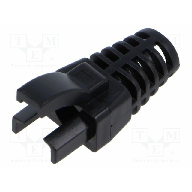 MH CONNECTORS Plug cover; black; RJ45