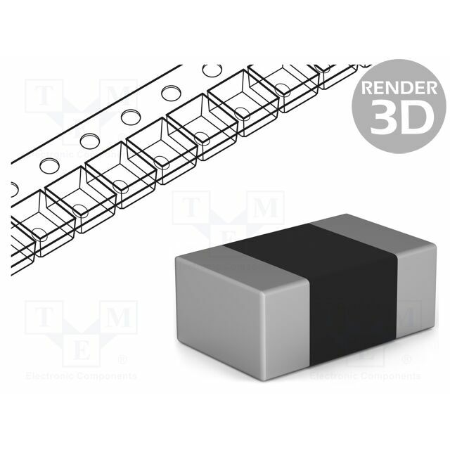 VIKING Inductor: wire; SMD; 0805; 100uH