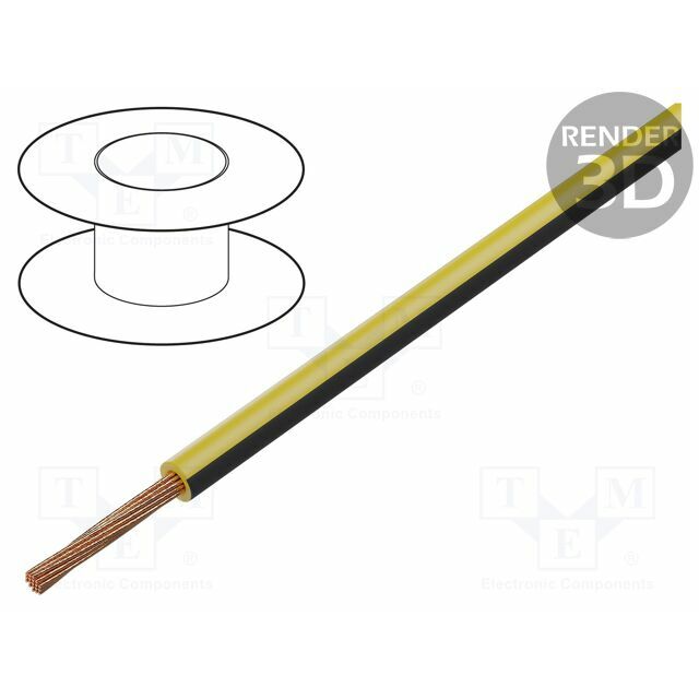 BQ CABLE Wire; FLRY-B; 1x1mm2; stranded