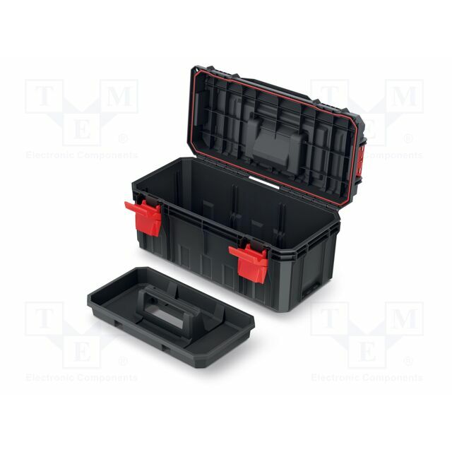 KISTENBERG Chest; tool case; black; polymer