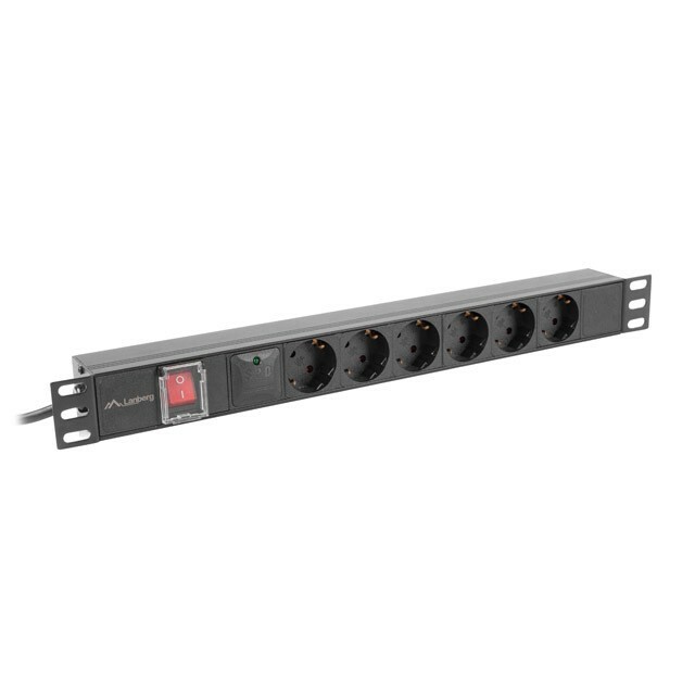 Lanberg PDU 19" LANBERG 1U 16A