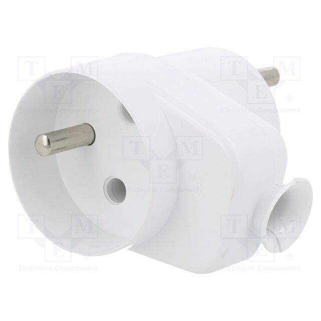 PLASTROL Connector: AC supply; male; plug