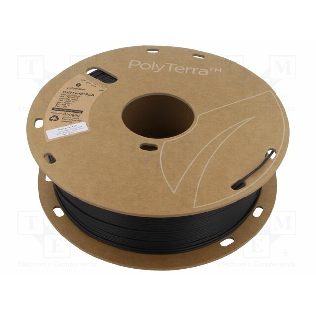POLYMAKER Filament: PLA; 1.75mm; charcoal