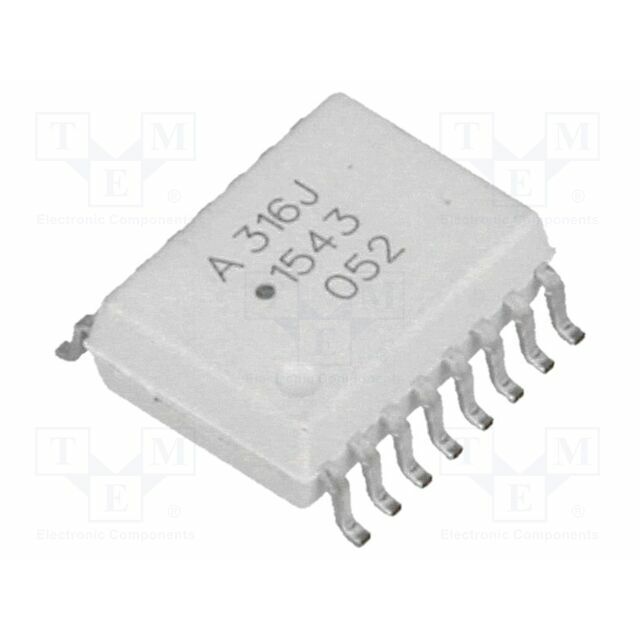 BROADCOM (AVAGO) Optocoupler; SMD; Ch: 1