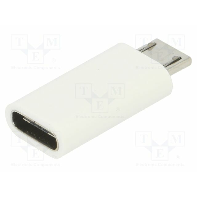 RASPBERRY PI Accessories: adapter; white; USB