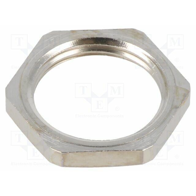 TE CONNECTIVITY Nut; NPT1/4"; brass; 17mm
