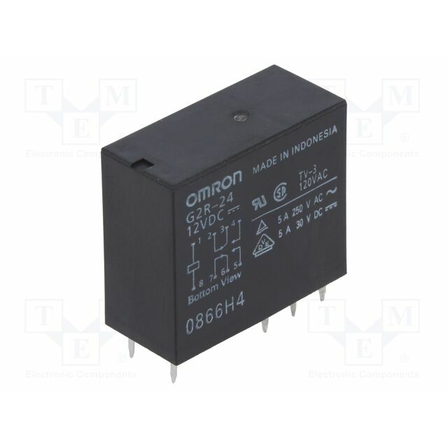 OMRON Electronic Components Relay: electromagnetic; Ucoil: