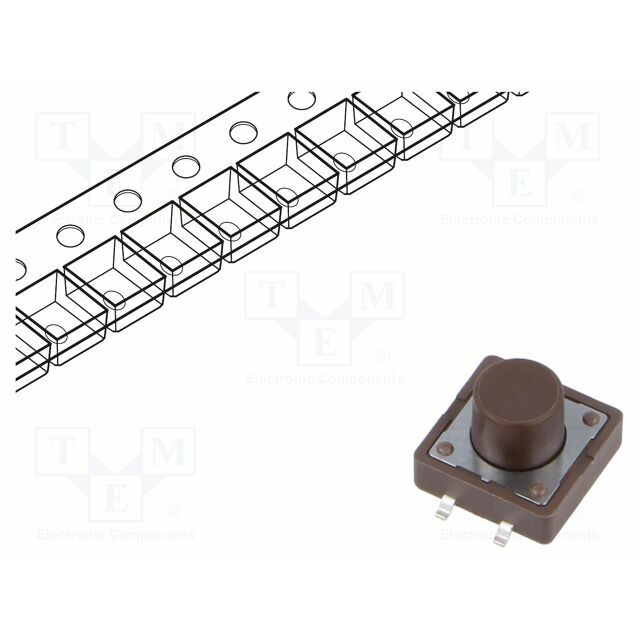 DIPTRONICS Microswitch TACT; SPST-NO; Pos: 2