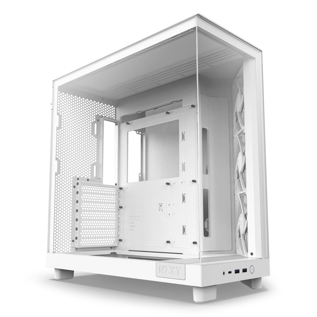 NZXT PC case H6 Flow white