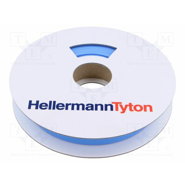 HELLERMANNTYTON Heat shrink markers; blue; for