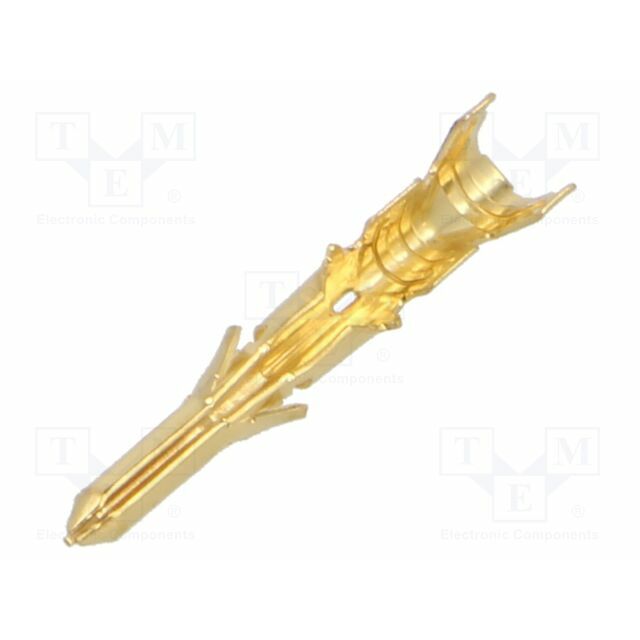 MOLEX Contact; male; Standard .062"; gold-plated