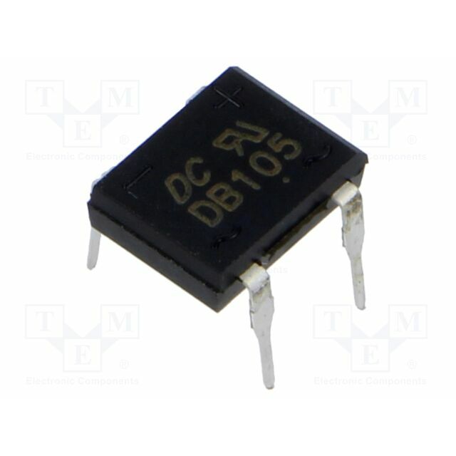 DC COMPONENTS Bridge rectifier: single-phase; 600V