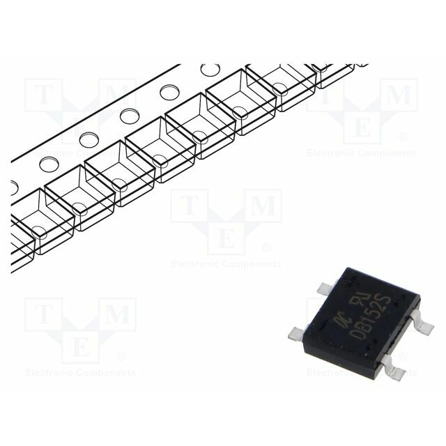 DC COMPONENTS Bridge rectifier: single-phase; Urmax: