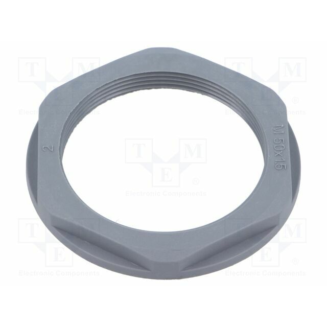 Nut; M50; polyamide 6; 60mm; black