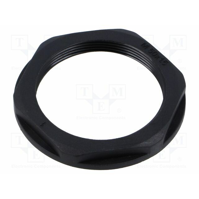 Nut; M50; polyamide 6; 60mm; black