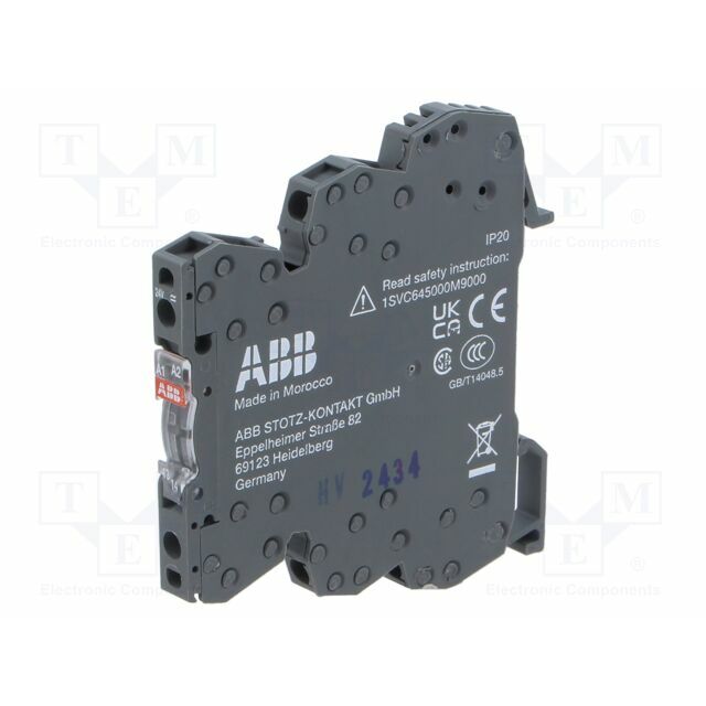ABB Relay: solid state; Ucntrl: 24VAC