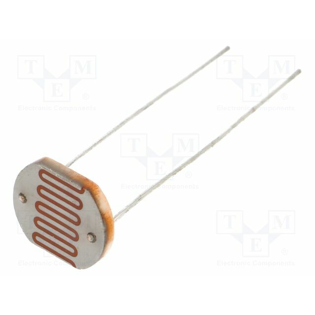 TOKEN Photoresistor; 250mW; 18÷50kΩ; 560nm; THT