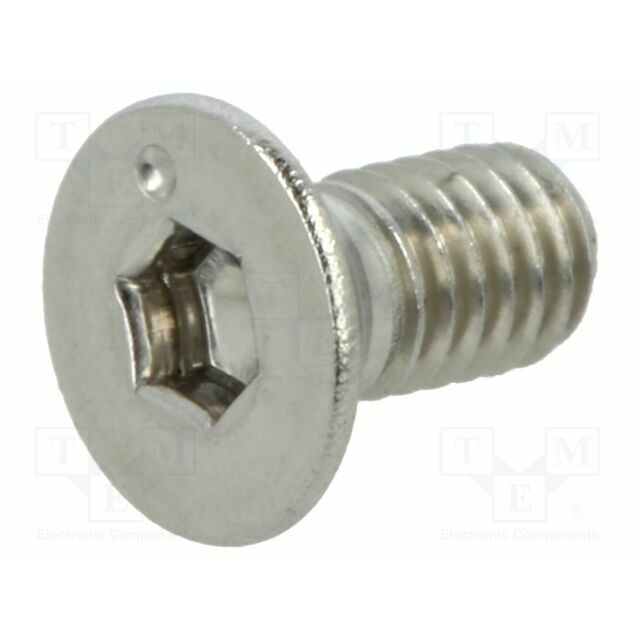 BOSSARD Screw; M3; M3x6; 0.6