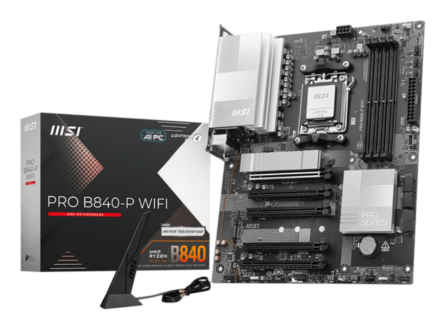 MSI PRO B840-P WIFI mātesplate AMD