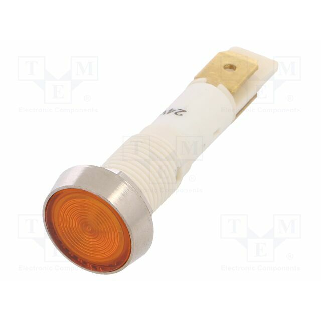 NINIGI Indicator: LED; flat; yellow; 24VDC