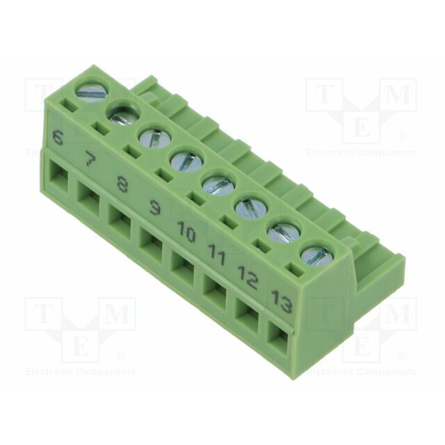 LUMEL Pluggable terminal block; green; Features:
